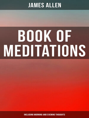 cover image of Book of Meditations (Including Morning and Evening Thoughts)